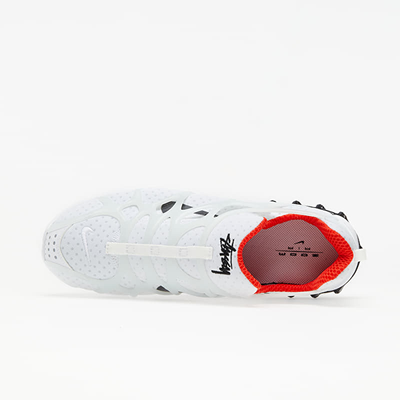 Nike x Stüssy Air Zoom Spiridon KK White/ Black-Habanero Red