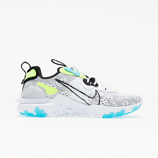 Men s shoes Nike React Vision White Black Volt Blue Fury Footshop