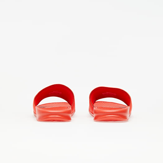 nike benassi stussy habanero red