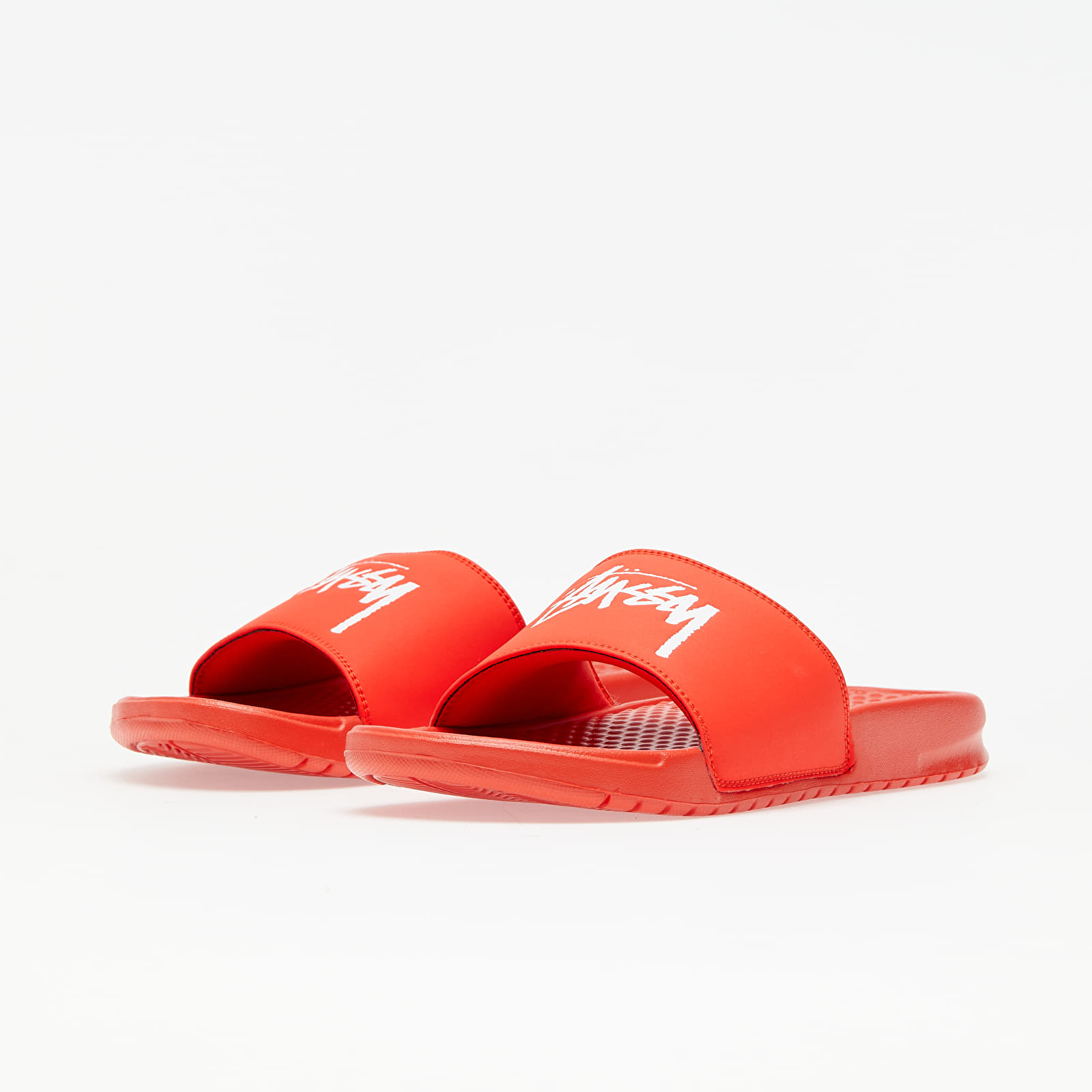 Scarpe uomo Nike x Stüssy Benassi Habanero Red/ White