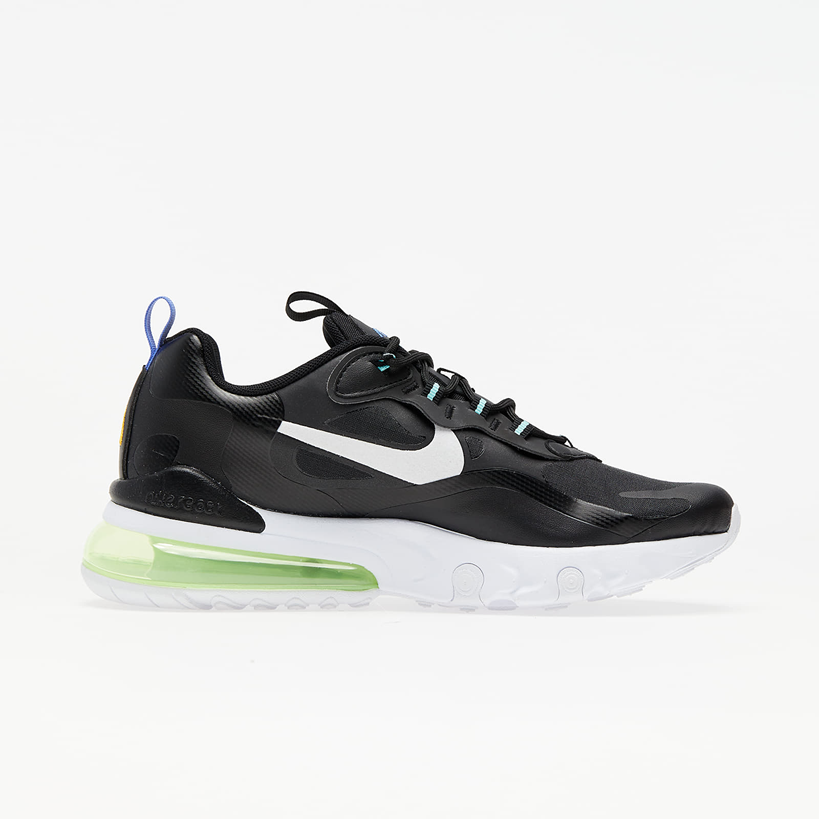 Dječje tenisice i obuća  Nike Air Max 270 React GS Black/ White-Laser Orange-Aurora Green