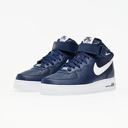 Nike air force 1 mid hotsell mens navy
