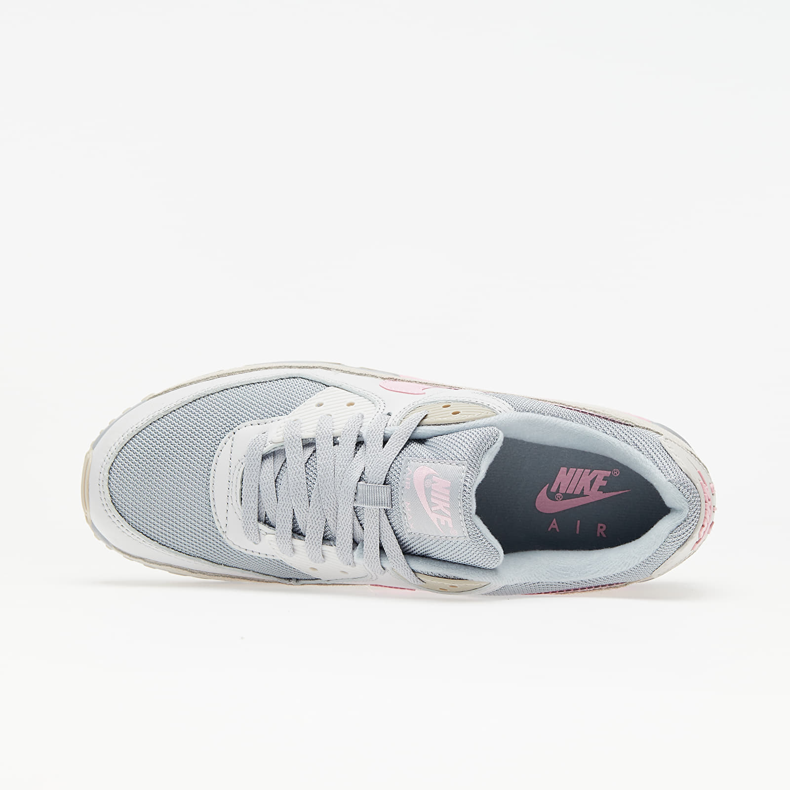 Men's shoes Nike Air Max 90 Vast Grey/ Pink-Wolf Grey-String