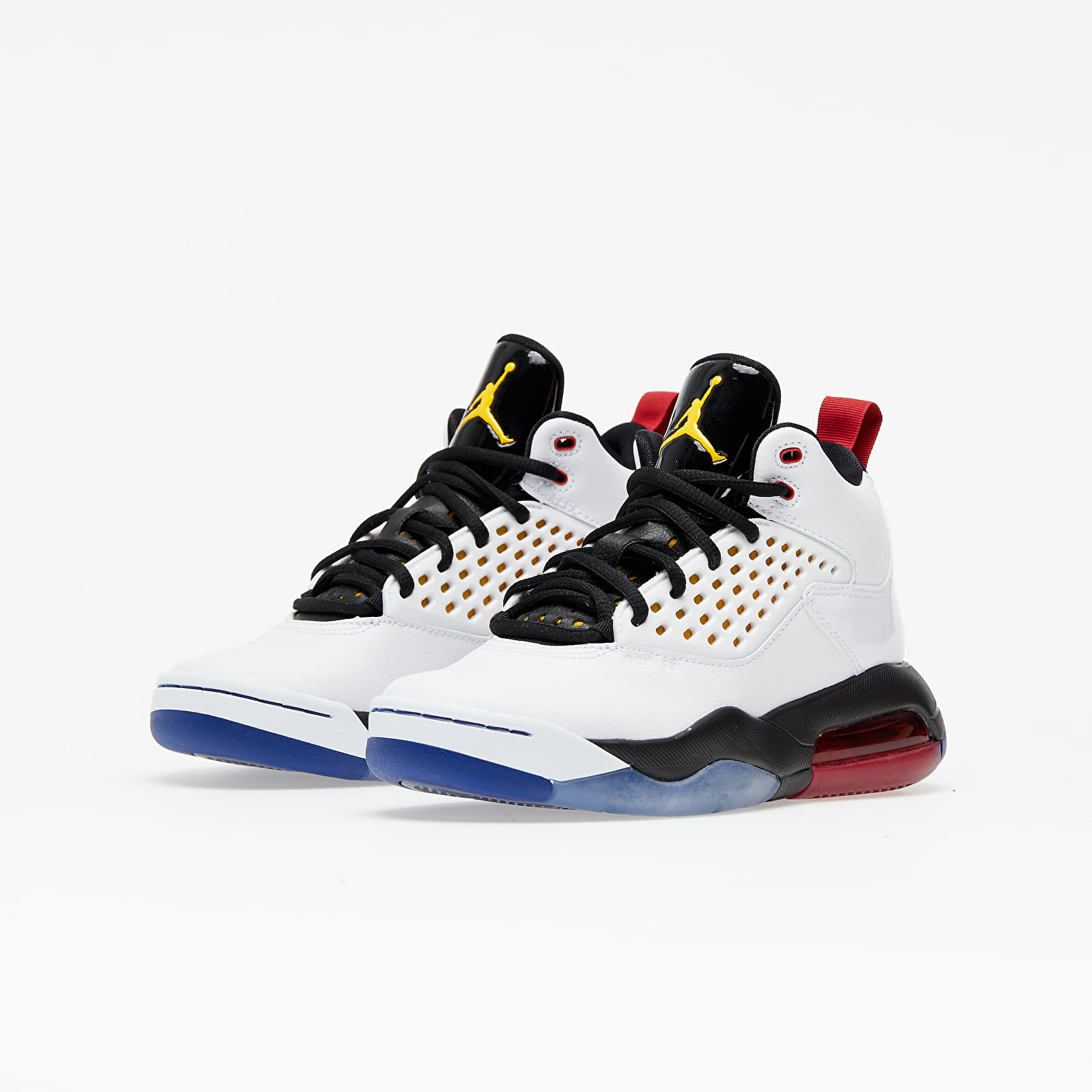 Adidași și încălțăminte pentru copii Jordan Maxin 200 (GS) White/ Dark Sulfur-Black-Deep Royal Blue