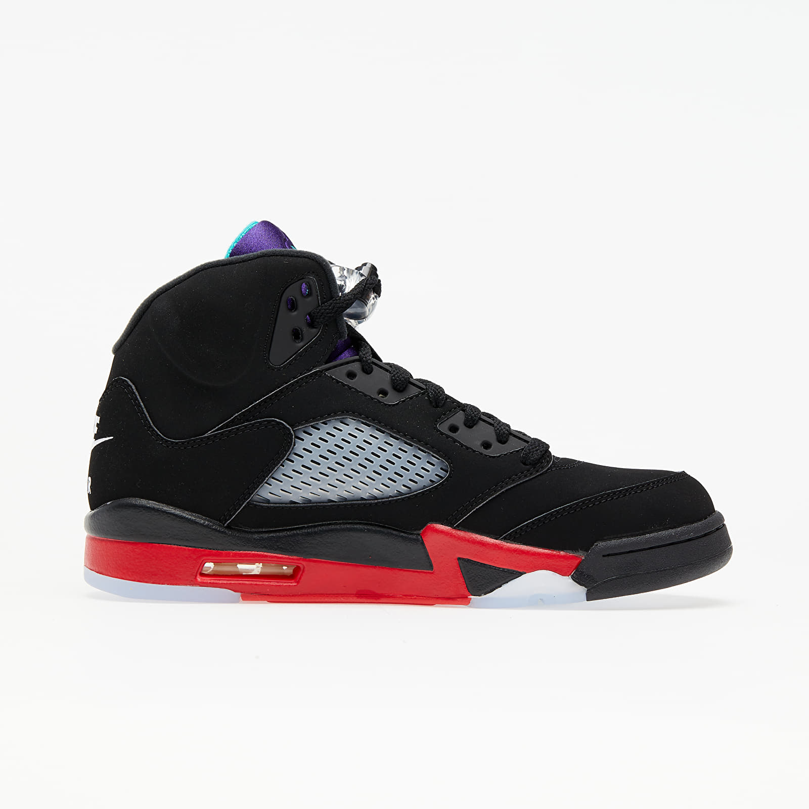 Men's shoes Air Jordan 5 Retro Black/ New Emerald-Fire Red-Grape Ice