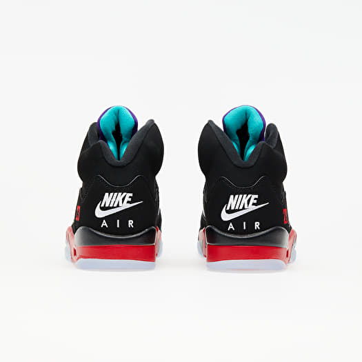 Men s shoes Air Jordan 5 Retro Black New Emerald Fire Red Grape Ice Footshop