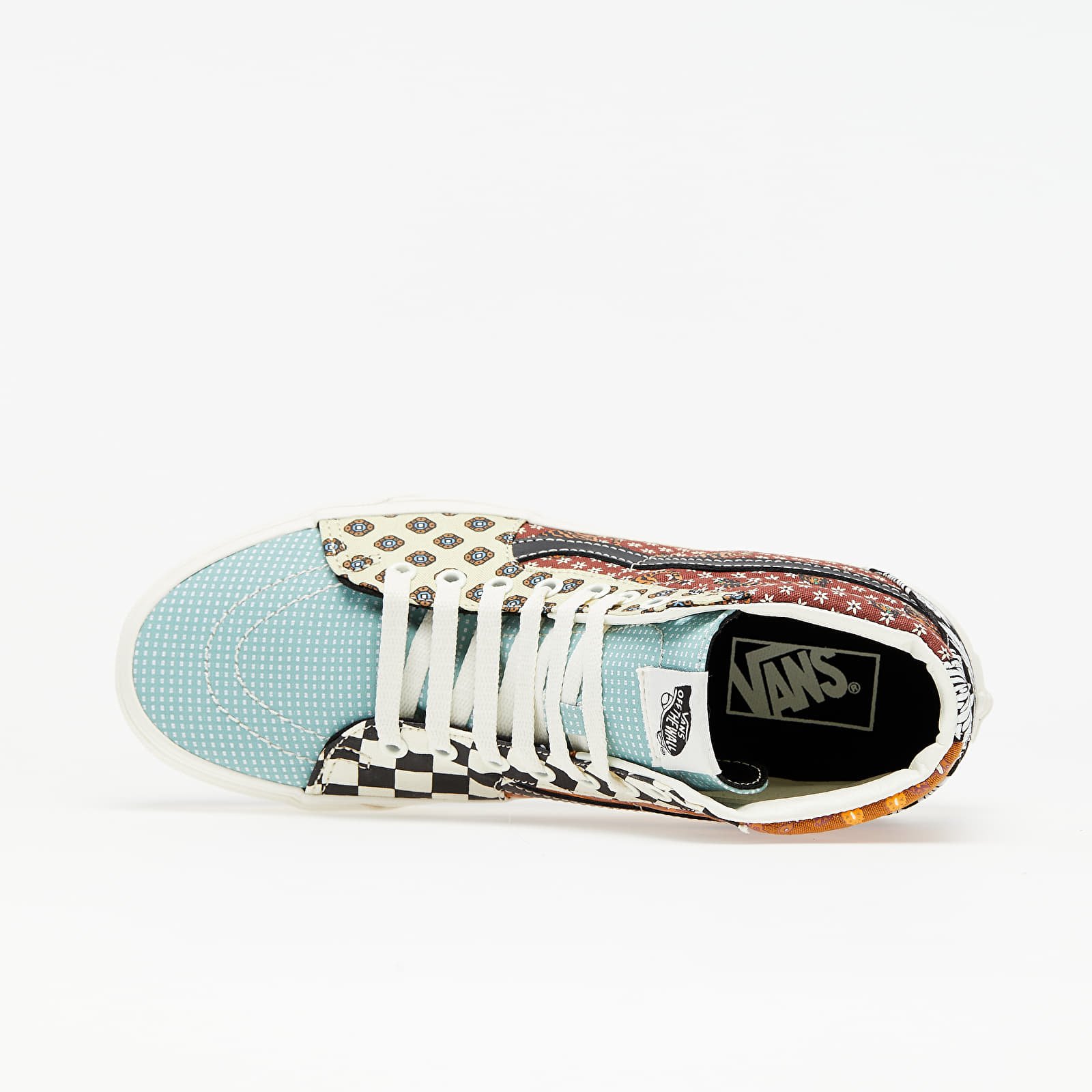 Vans sk8 best sale hi tiger patchwork