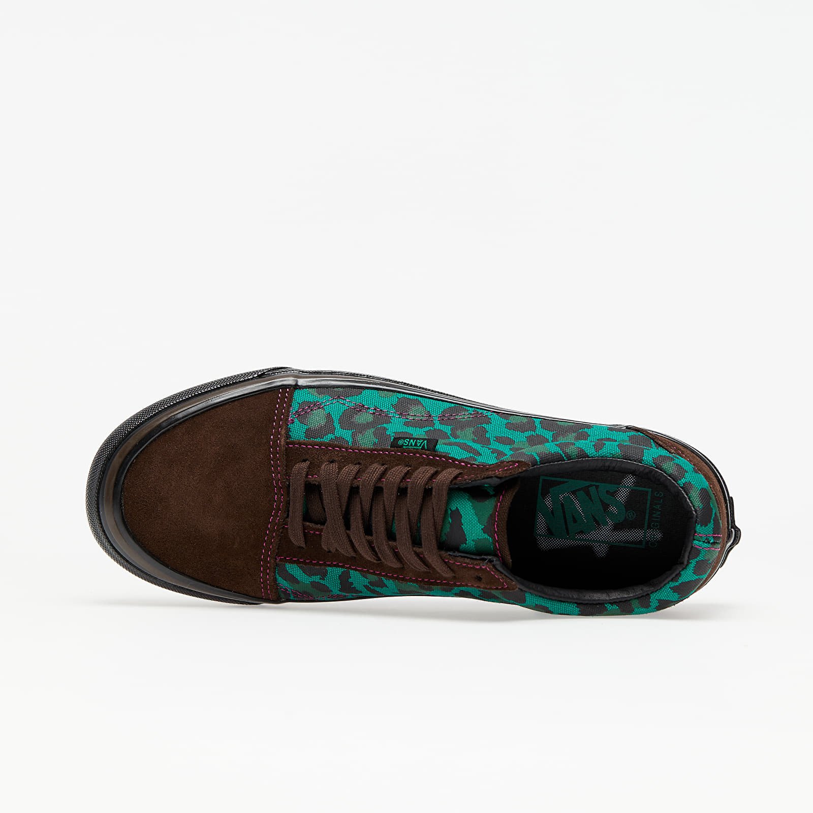 Încălțăminte și sneakerși pentru bărbați Vans Vault Old Skool NS OG LX (Stray Rats) Brown/ Green