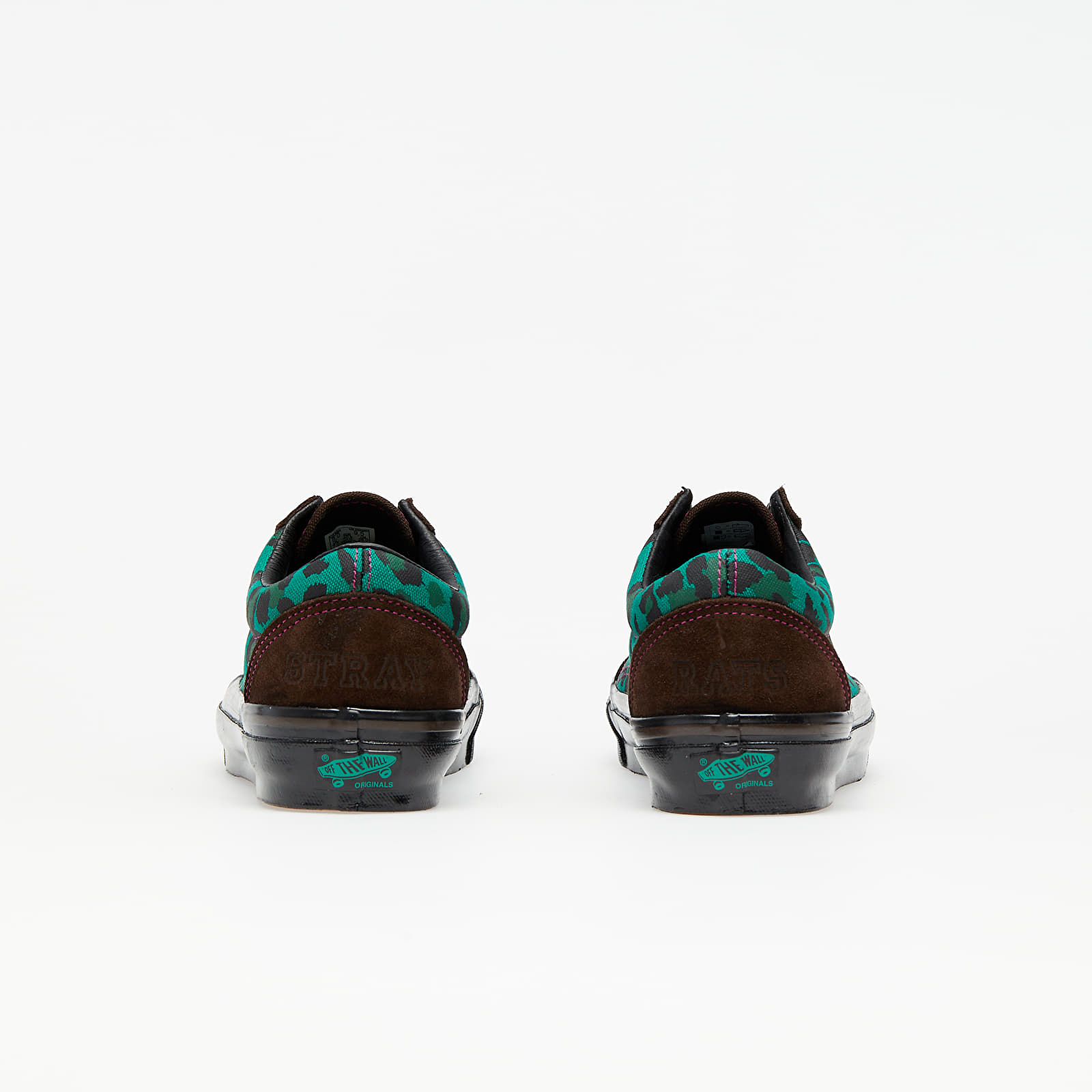 Încălțăminte și sneakerși pentru bărbați Vans Vault Old Skool NS OG LX (Stray Rats) Brown/ Green