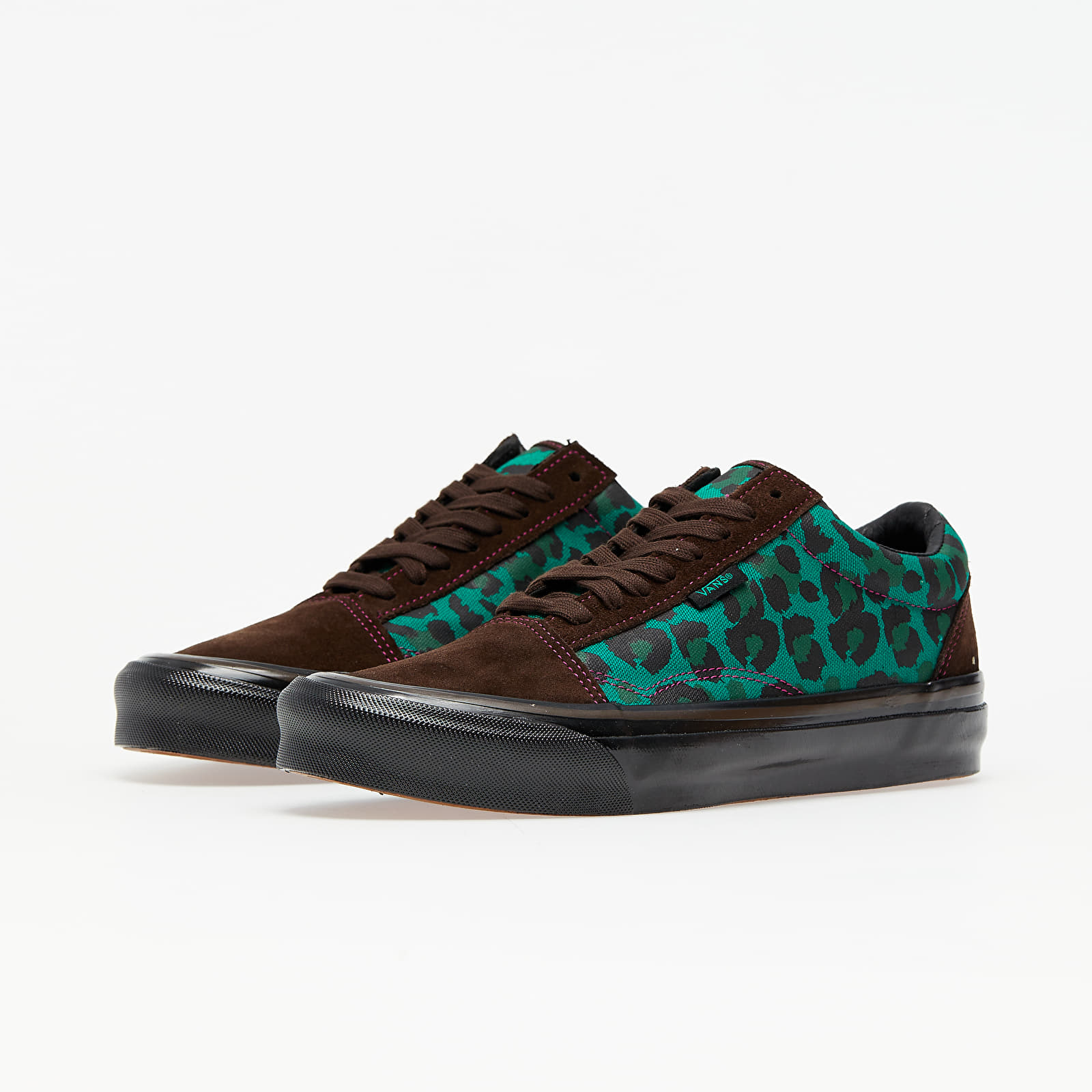 Încălțăminte și sneakerși pentru bărbați Vans Vault Old Skool NS OG LX (Stray Rats) Brown/ Green