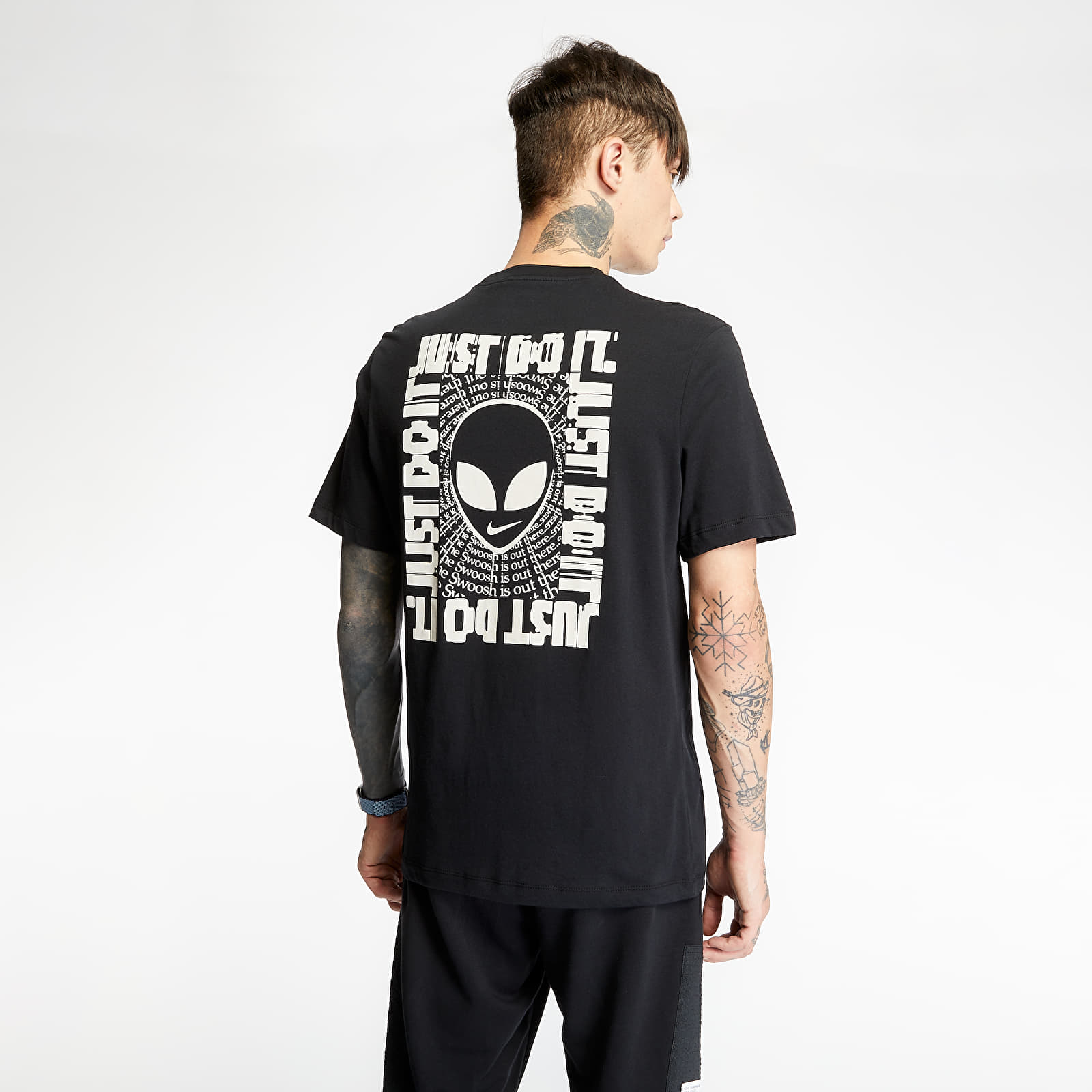 T shirts Nike Sportswear Just Do It Alien Tee Black Footshop