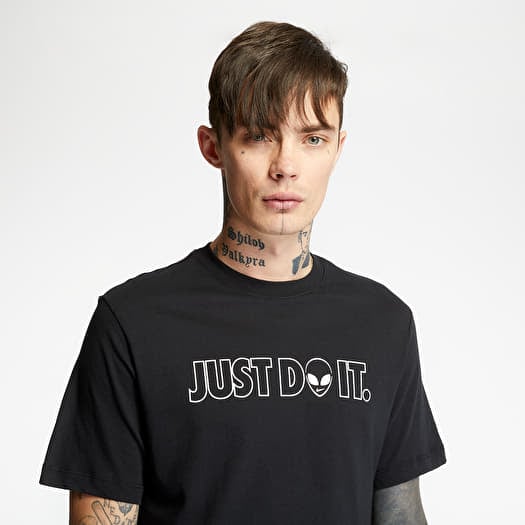 T shirts Nike Sportswear Just Do It Alien Tee Black Footshop