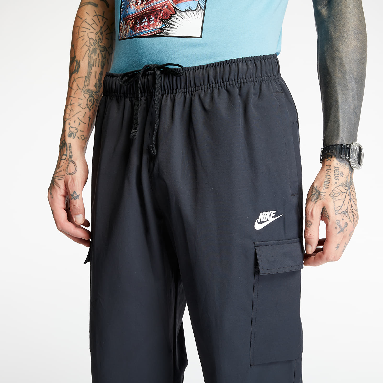 Bukser Nike Sportswear Woven Pants Black/ White