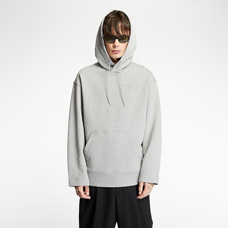 Sweatshirt Y-3 Classic Chest Logo Hoodie Medium Grey Heather