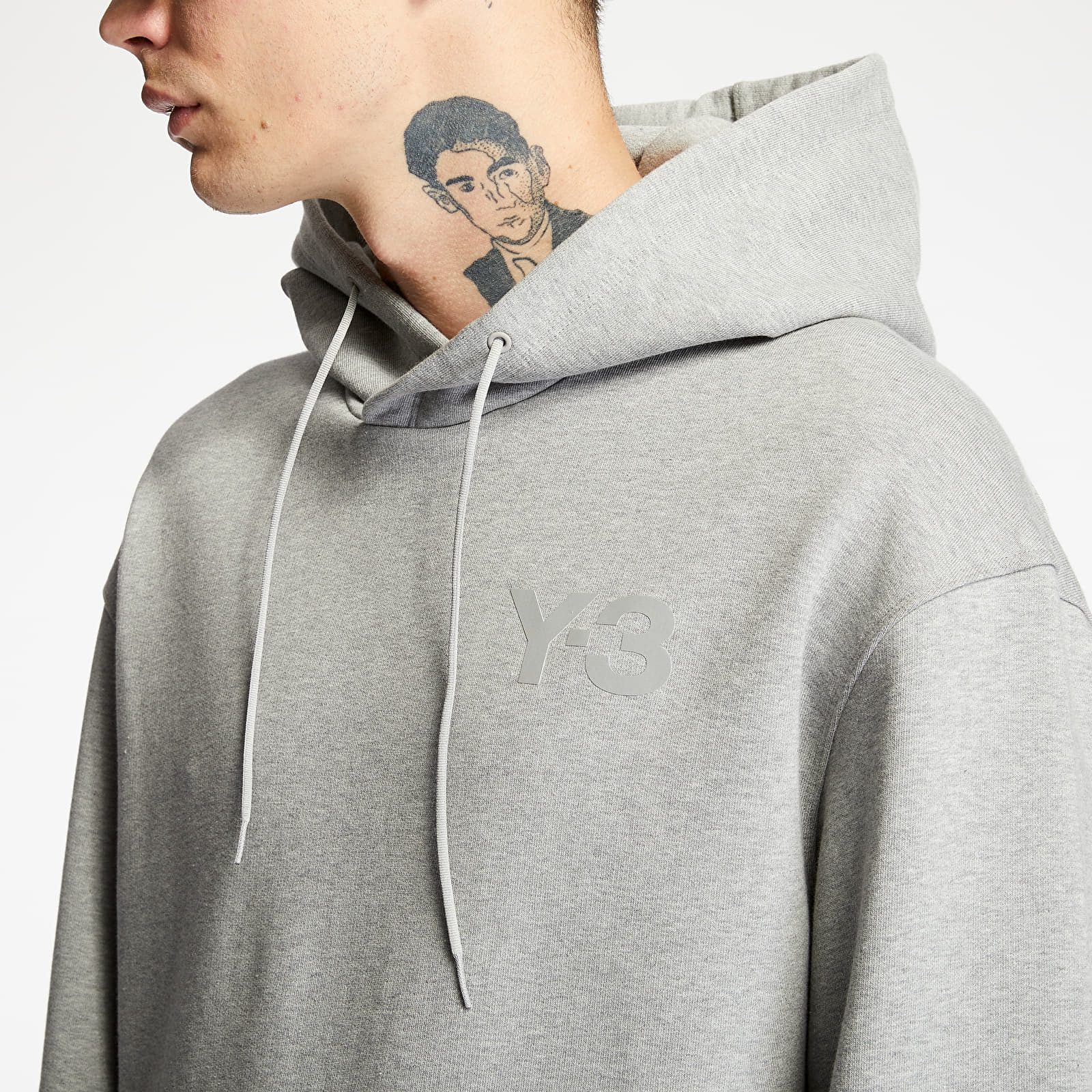 Hoodies and sweatshirts Y-3 Classic Chest Logo Hoodie Medium Grey Heather |  Footshop