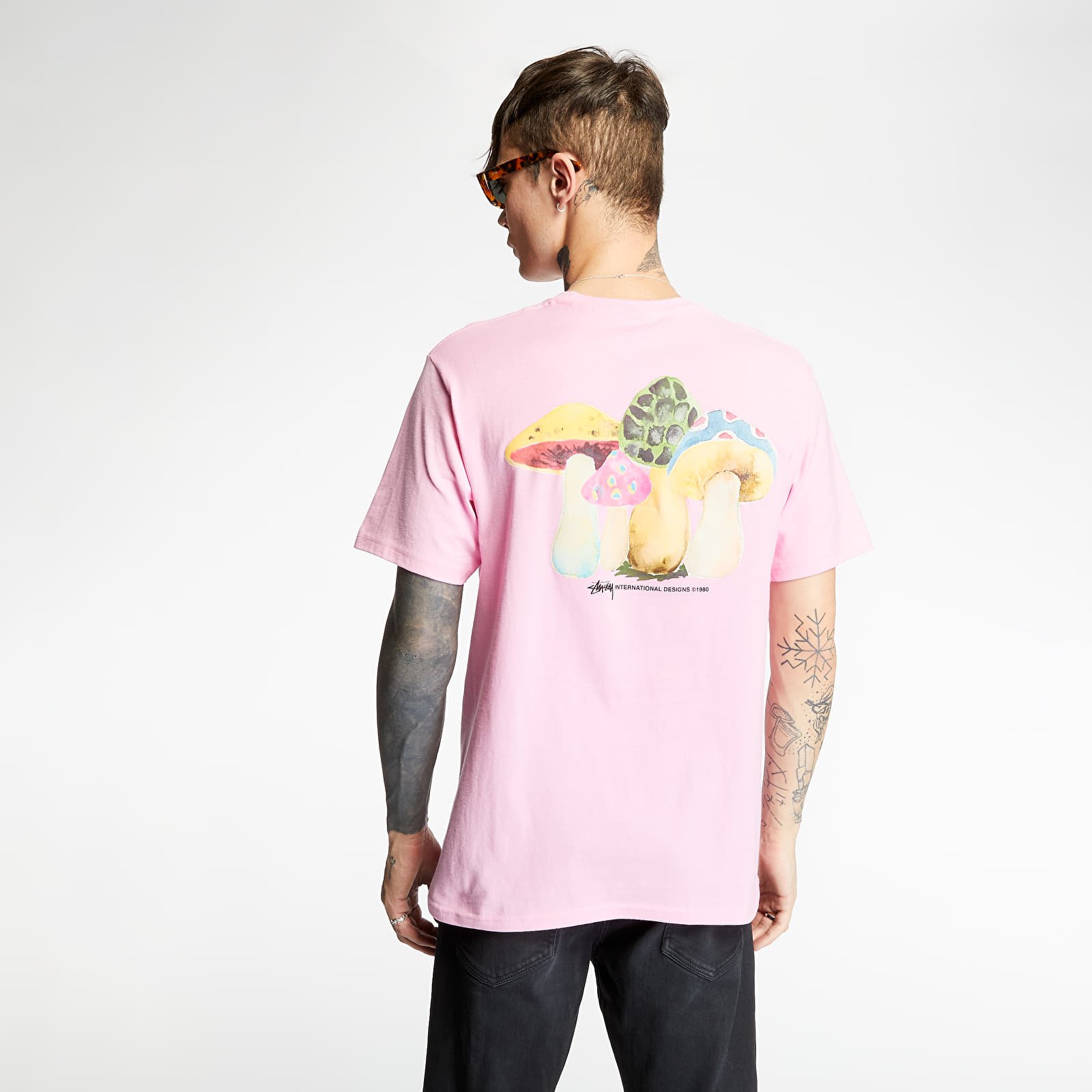 Koszulki Stüssy Shrooms Tee Pink