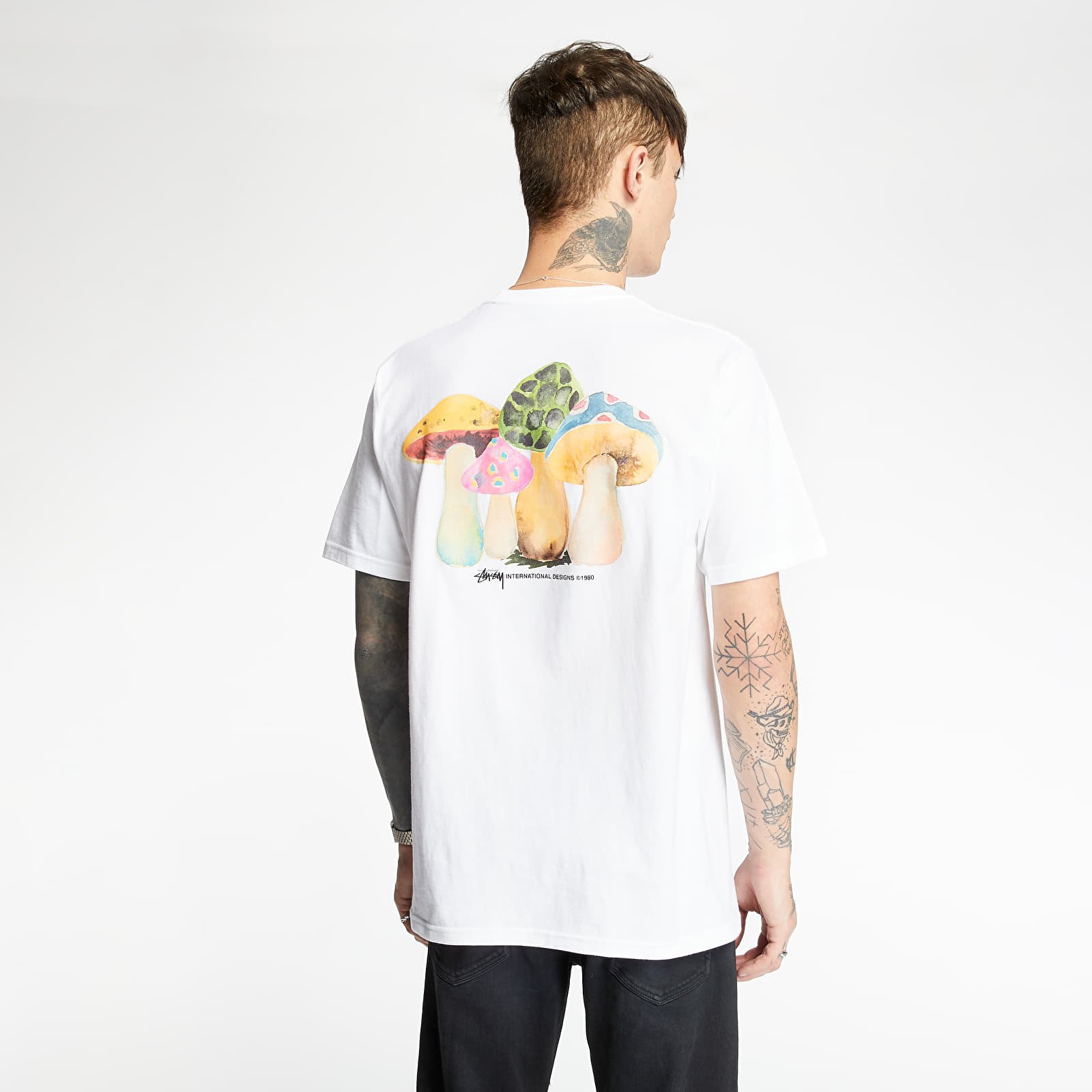 T-shirts Stüssy Shrooms Tee White