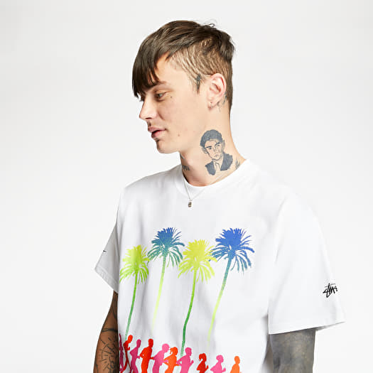 stussy fire palm tee