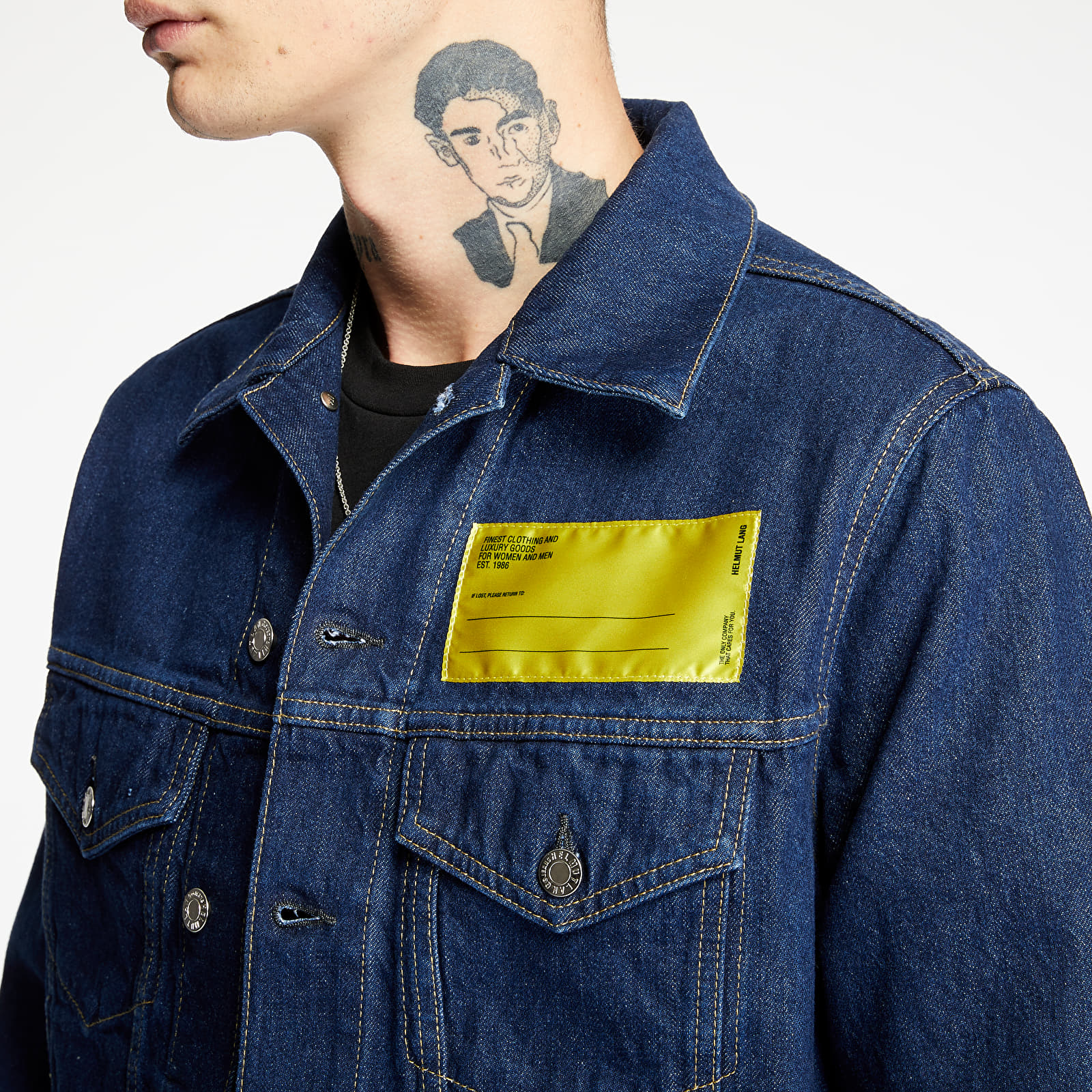Helmut lang logo coat on sale