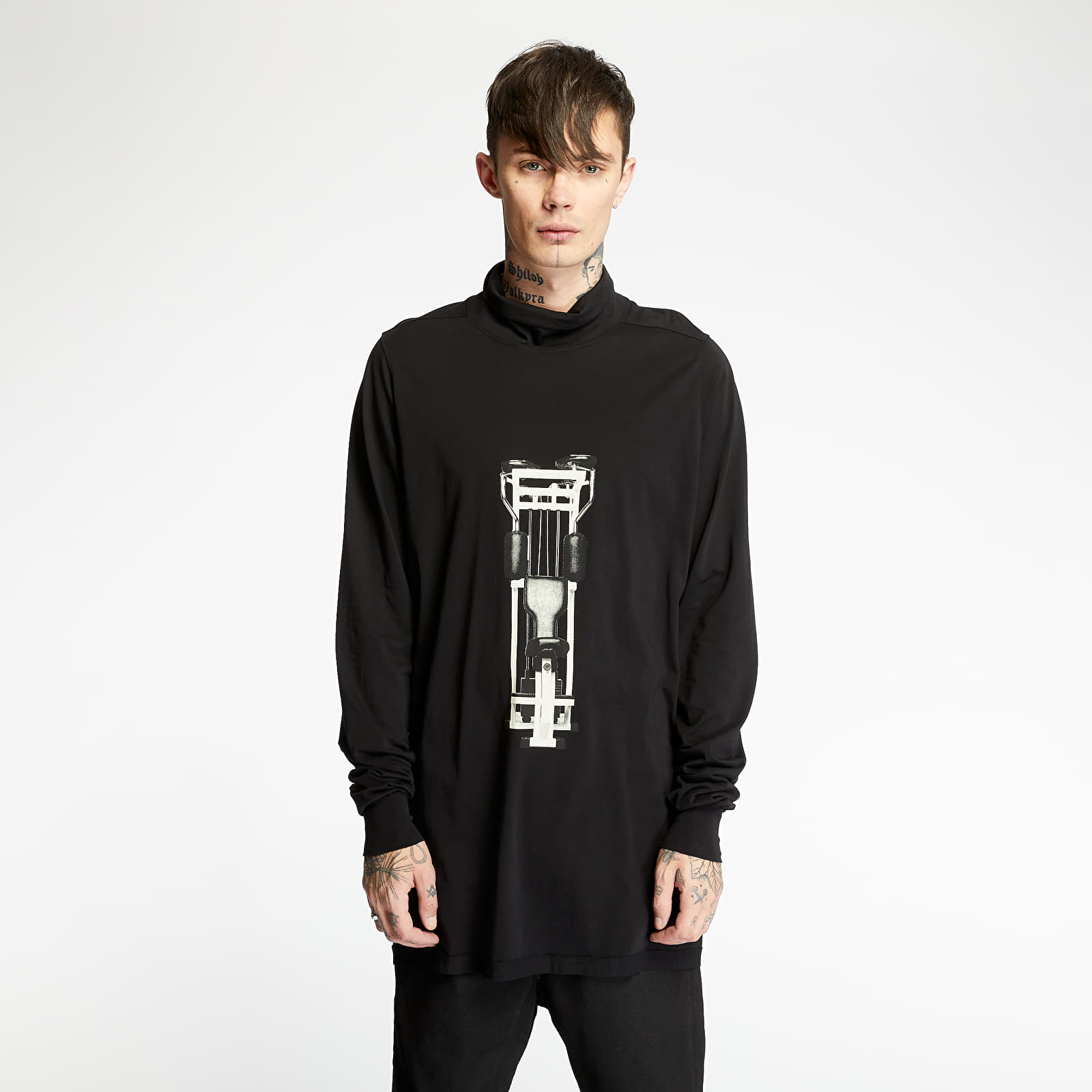 Тениски Rick Owens DRKSHDW Surf Long Sleeve Tee Black/ Natural