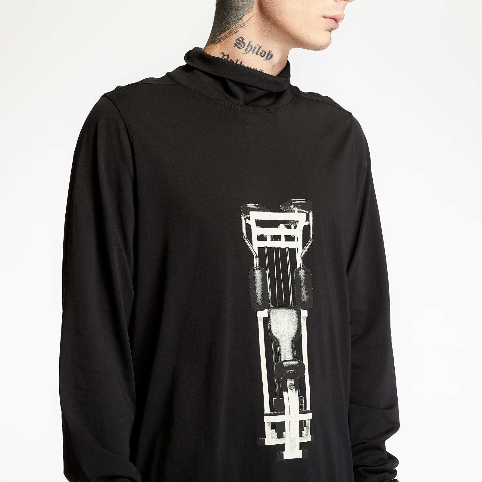 Тениски Rick Owens DRKSHDW Surf Long Sleeve Tee Black/ Natural