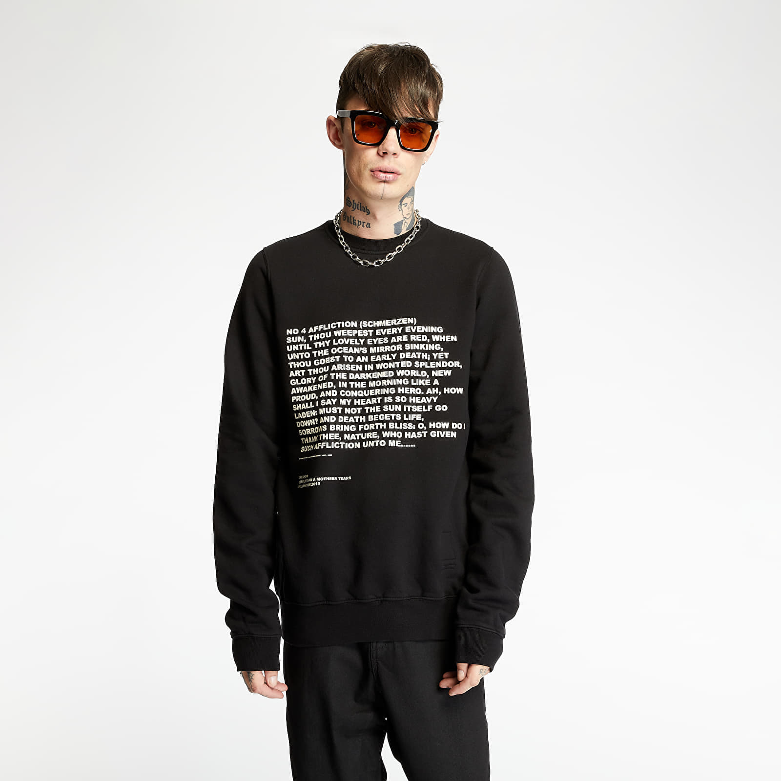 Суичърти Rick Owens DRKSHDW Crewneck Black/ Natural
