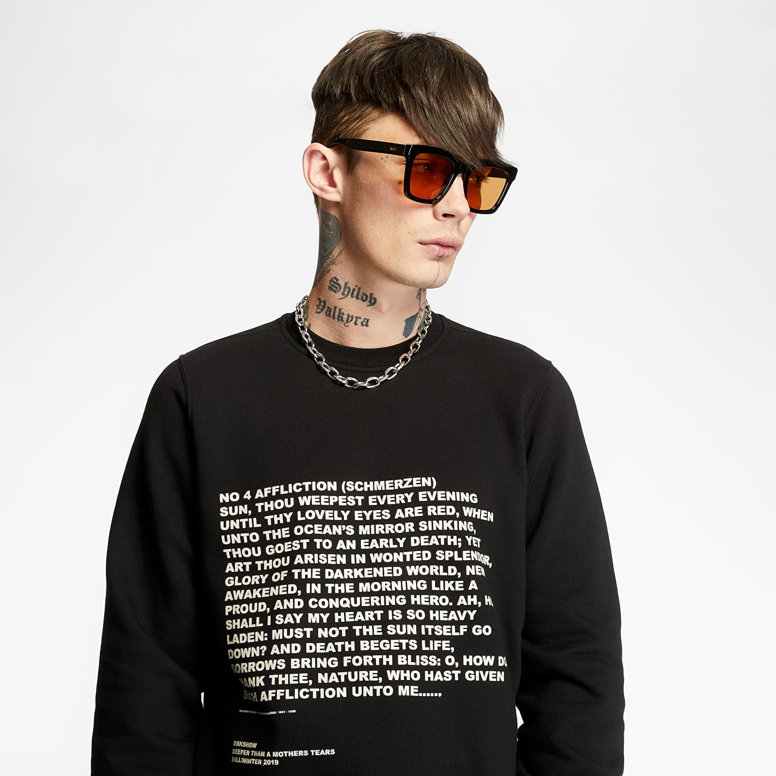 Суичърти Rick Owens DRKSHDW Crewneck Black/ Natural