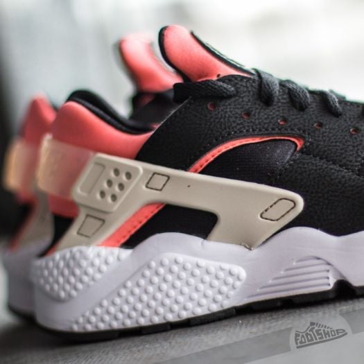 Men s shoes Nike Air Huarache Run PA Black Light Bone Hot Lava