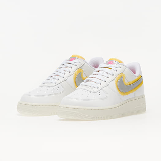 Nike women's air force 1 '07 white/metallic silver-gold shop