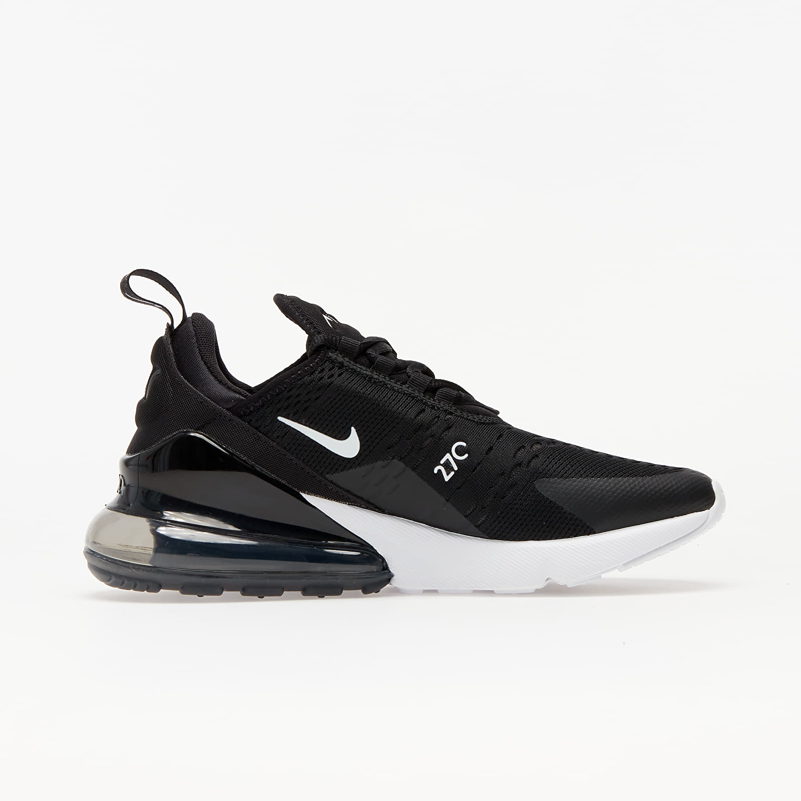 Nike air max 270 black and white womens size 6 sales