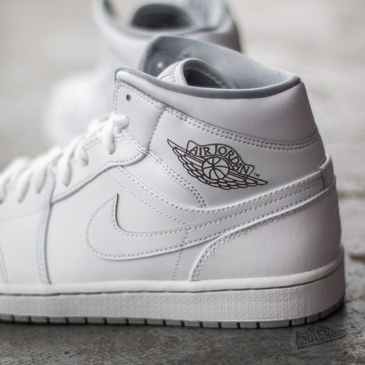 white jordans with gray