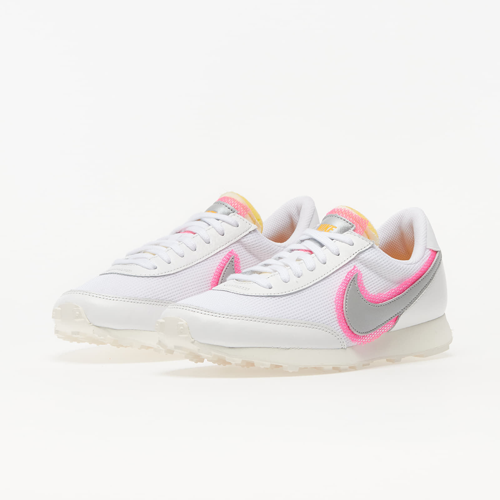 Damen Sneaker und Schuhe Nike Daybreak White/ Metallic Silver-Hyper Pink