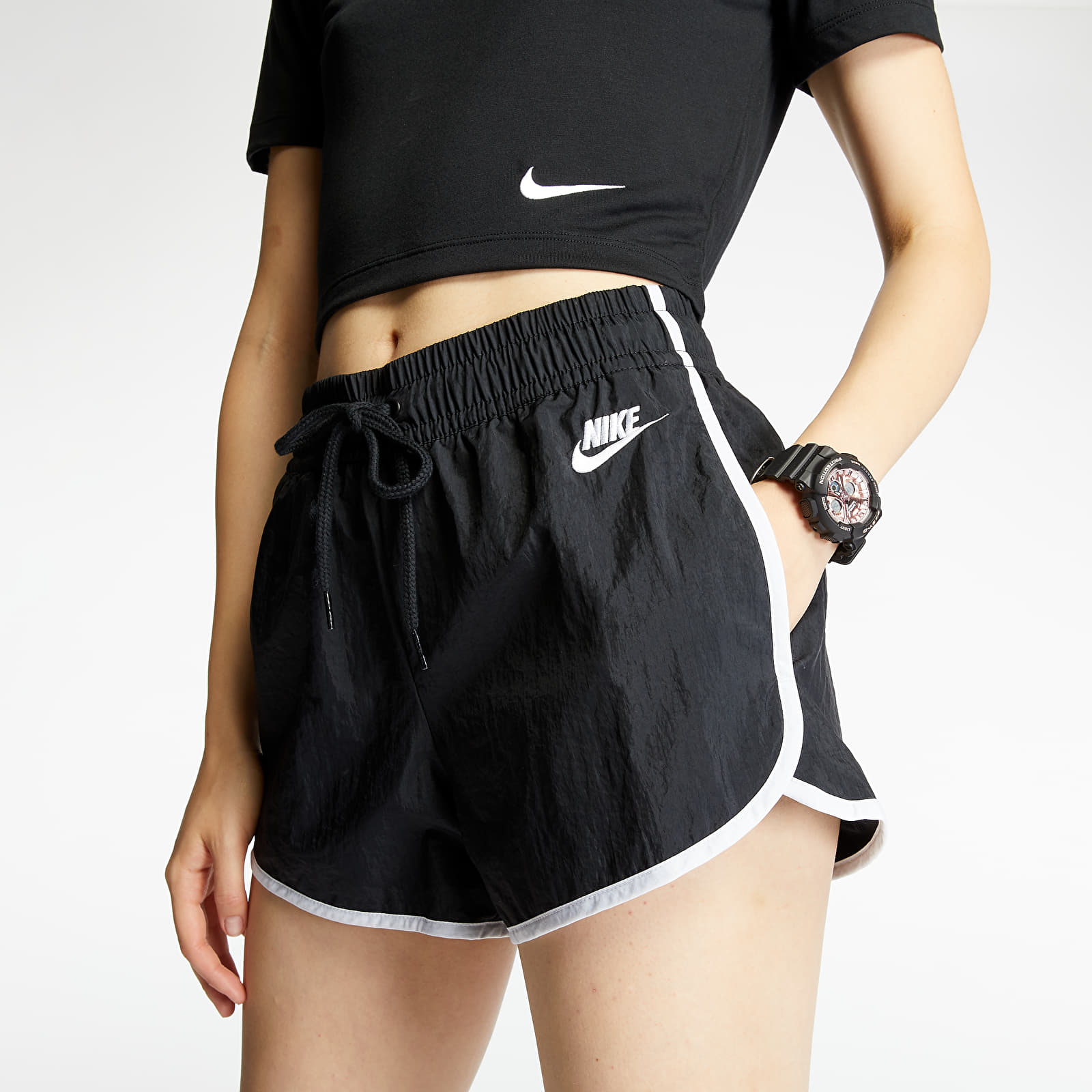 Shorts Nike Sportswear Heritage Shorts Black/ White/ White