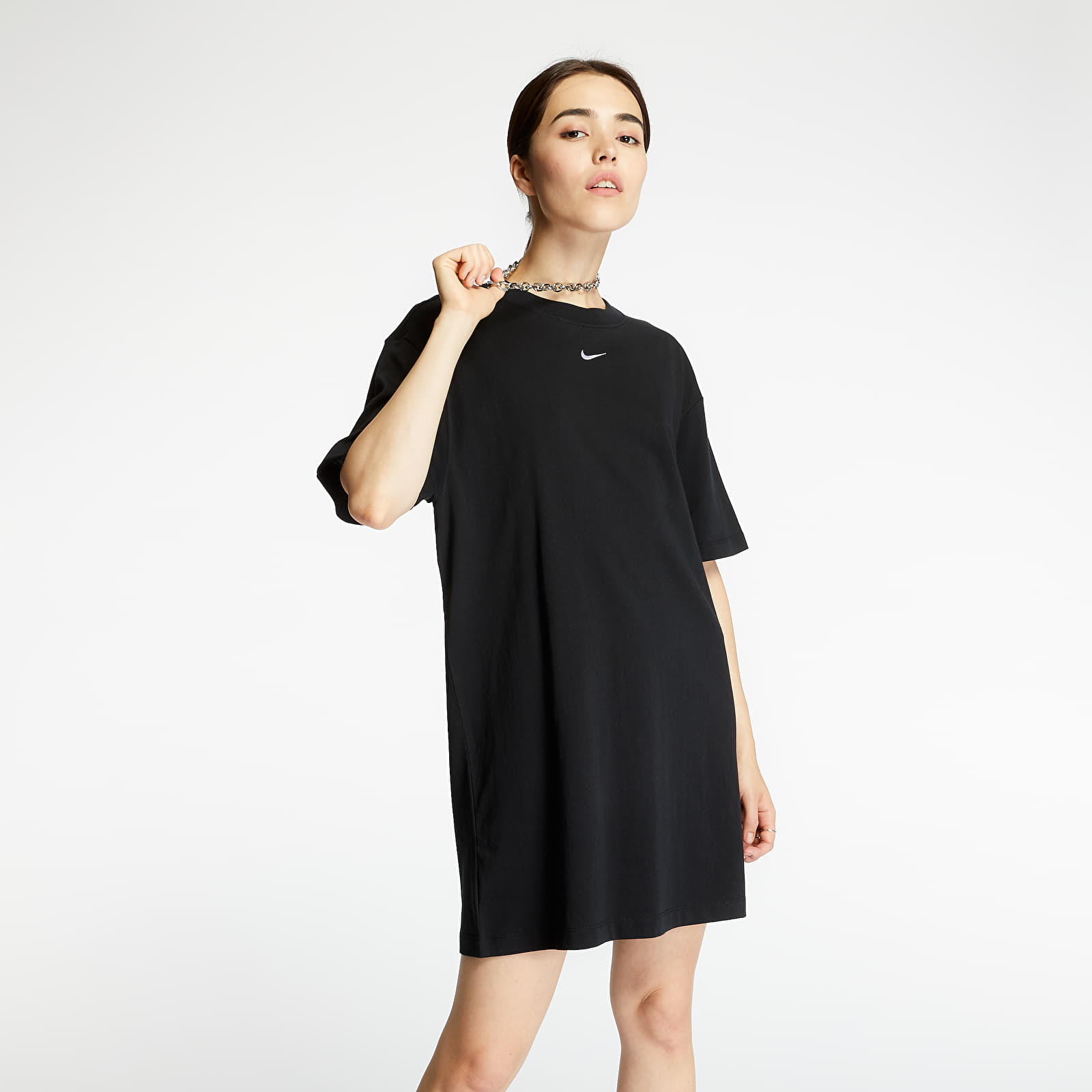 Rochii Nike Sportswear Essential Dress Black/ White