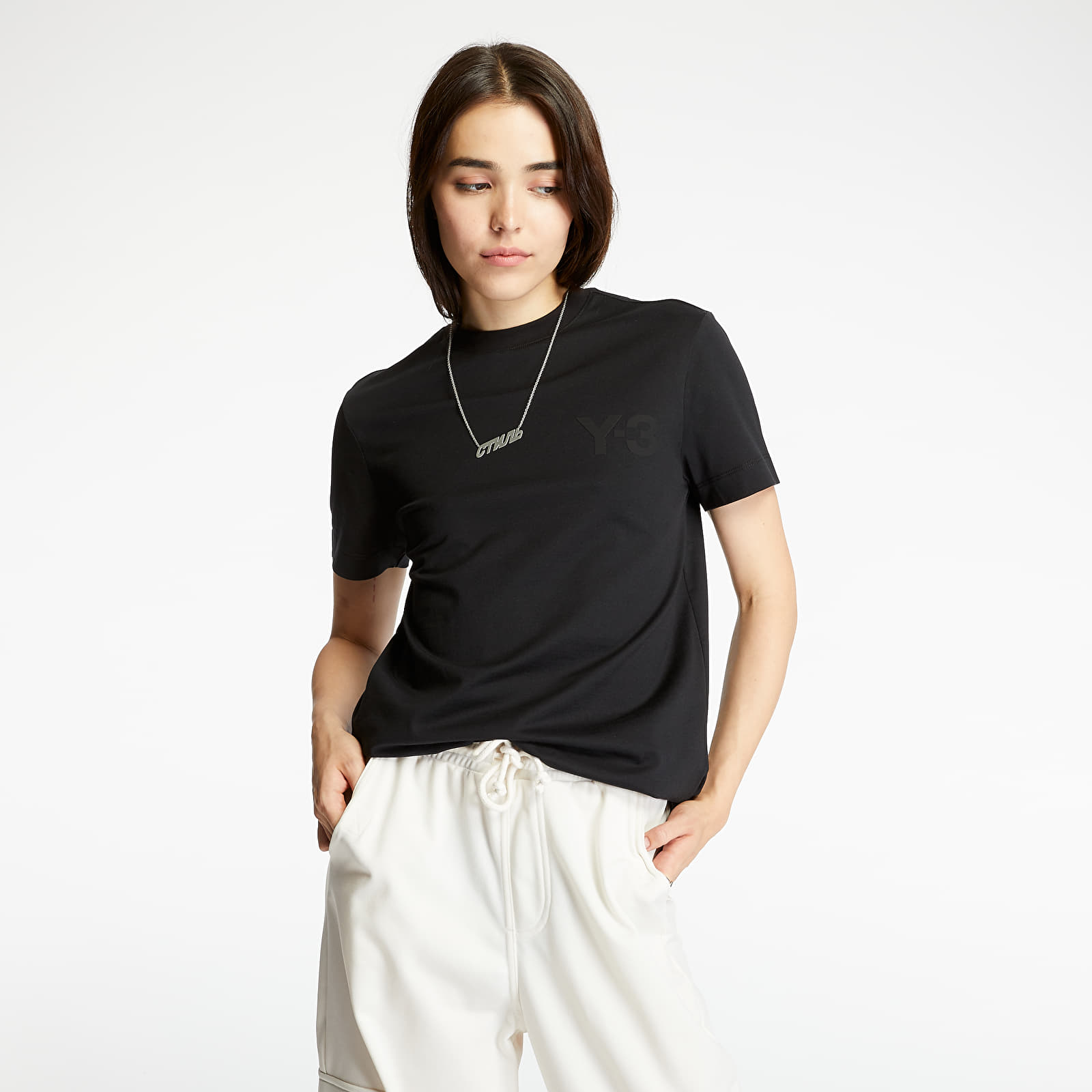   Μπλούζες Y-3 Classic Logo Shortsleeve Tee Black