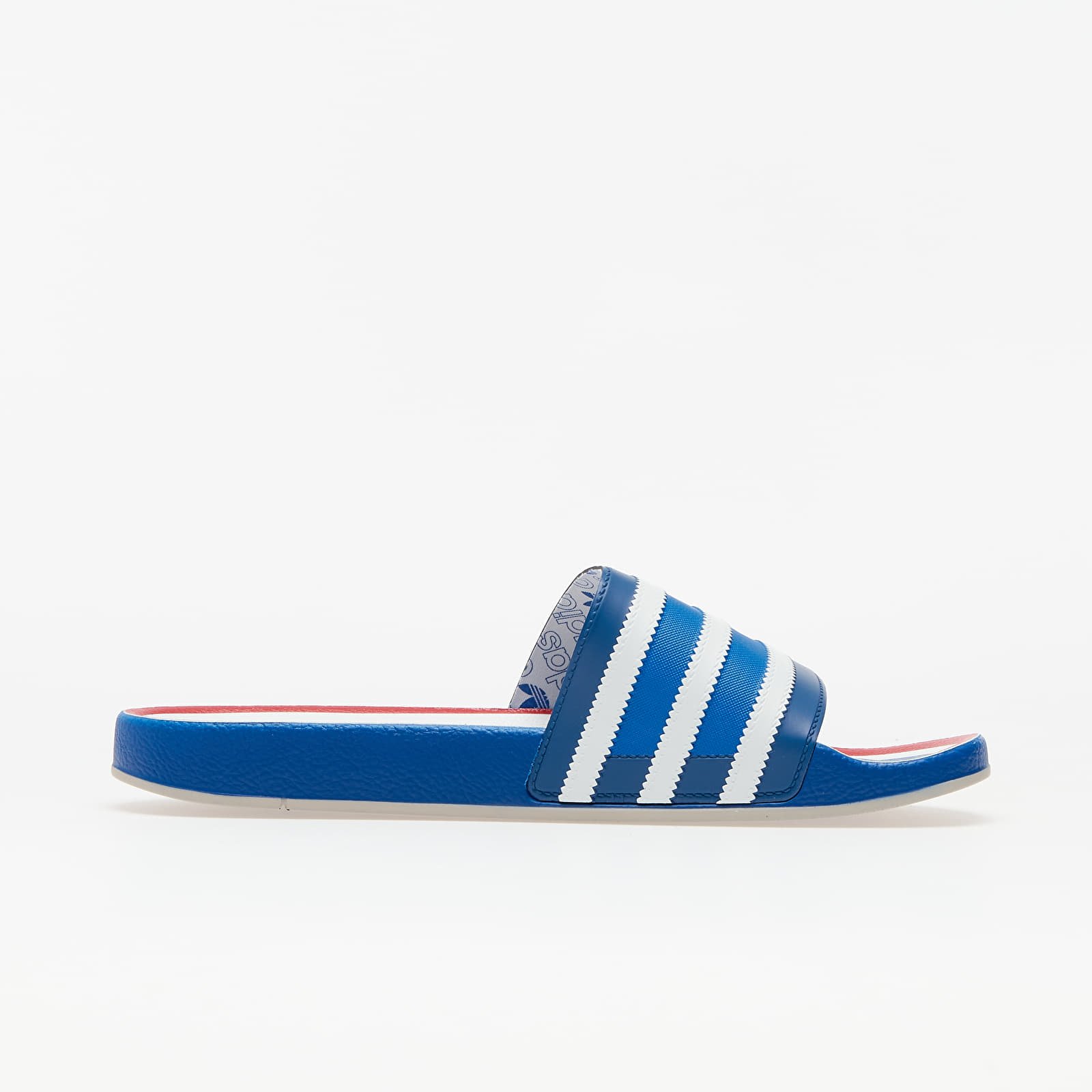 Herren Sneaker und Schuhe adidas Adilette Premium Blue/ Ftw White/ Hi-Res Red