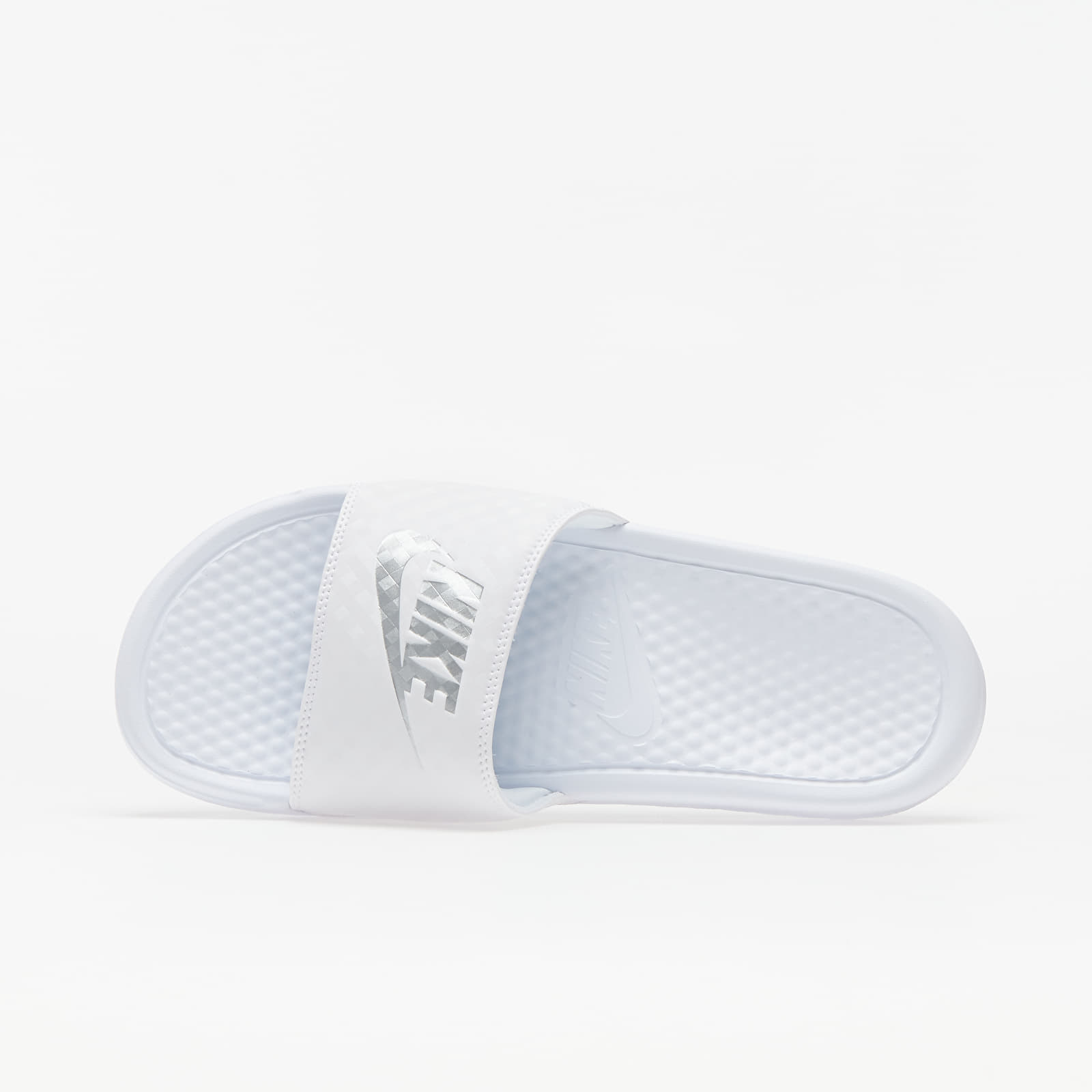 Scarpe donna Nike Wmns Benassi Jdi White/ Metallic Silver