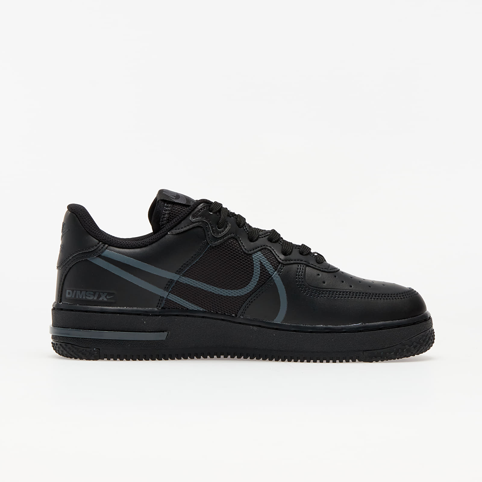 Nike air force 1 react d/ms/x black best sale