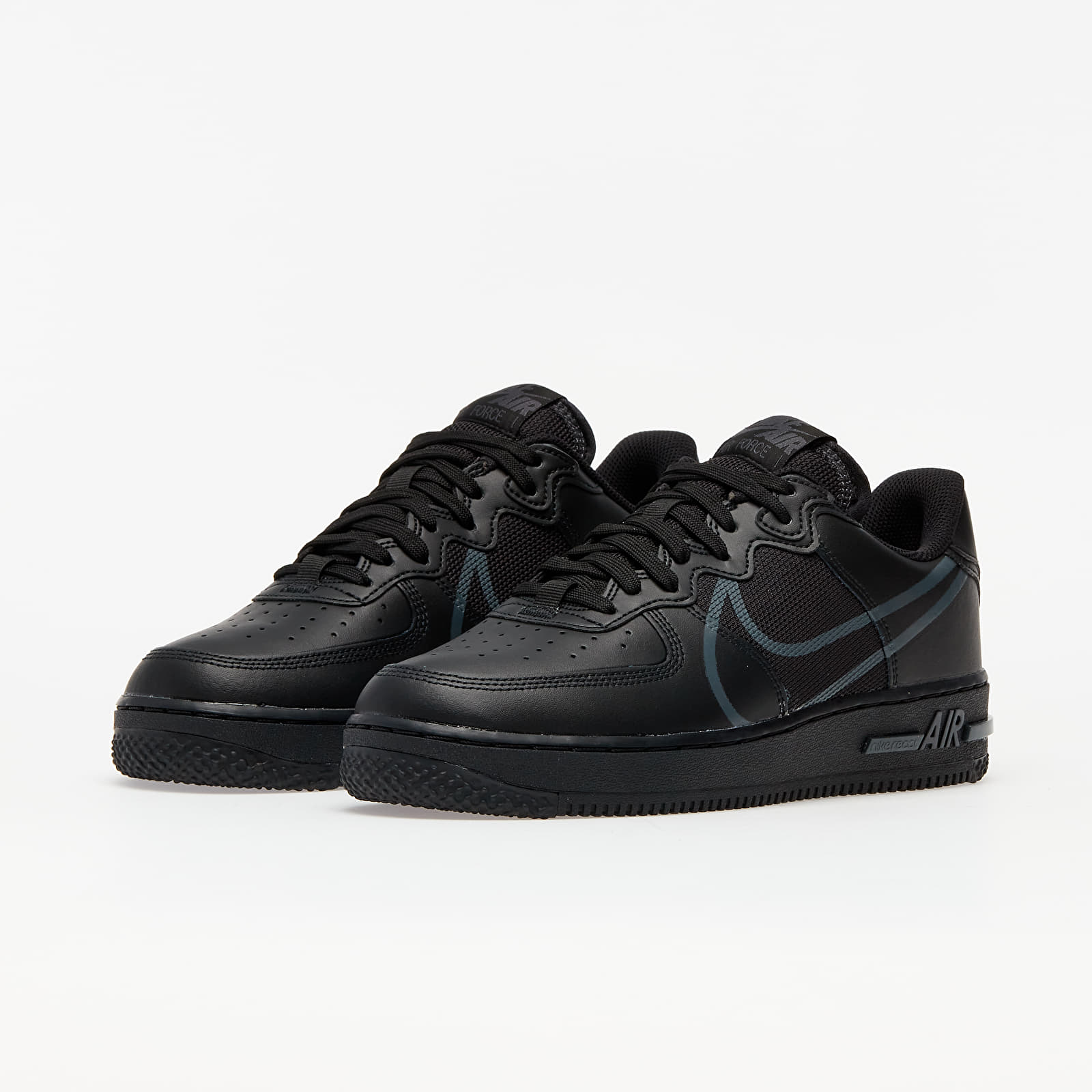 Air force 1 react low black/anthracite top
