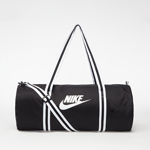 Taška Nike Heritage Duffel Bag Black/ Black/ White