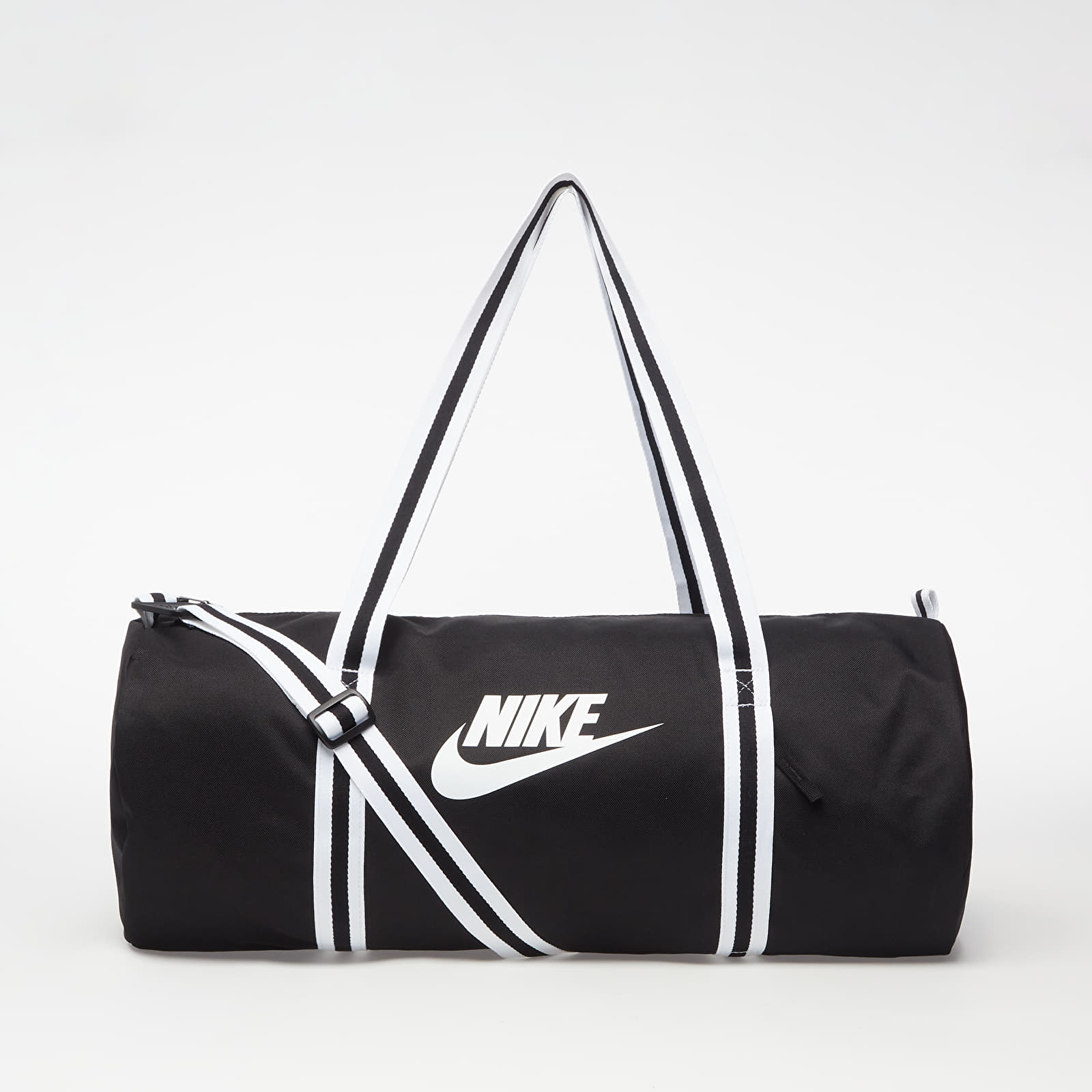 Torby przez ramię Nike Heritage Duffel Bag Black/ Black/ White