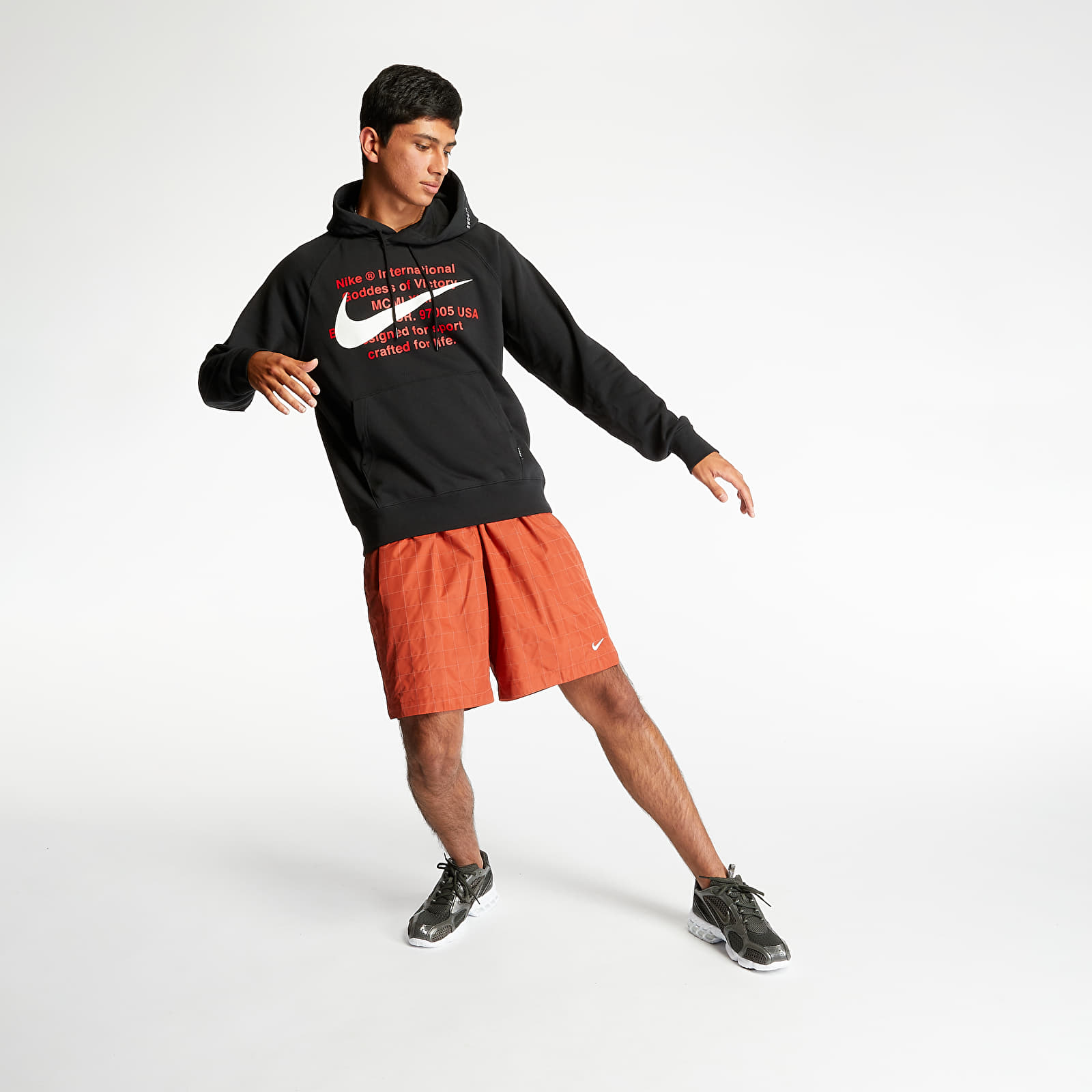 Sudaderas Nike Sportswear Swoosh Hoodie Black/ White