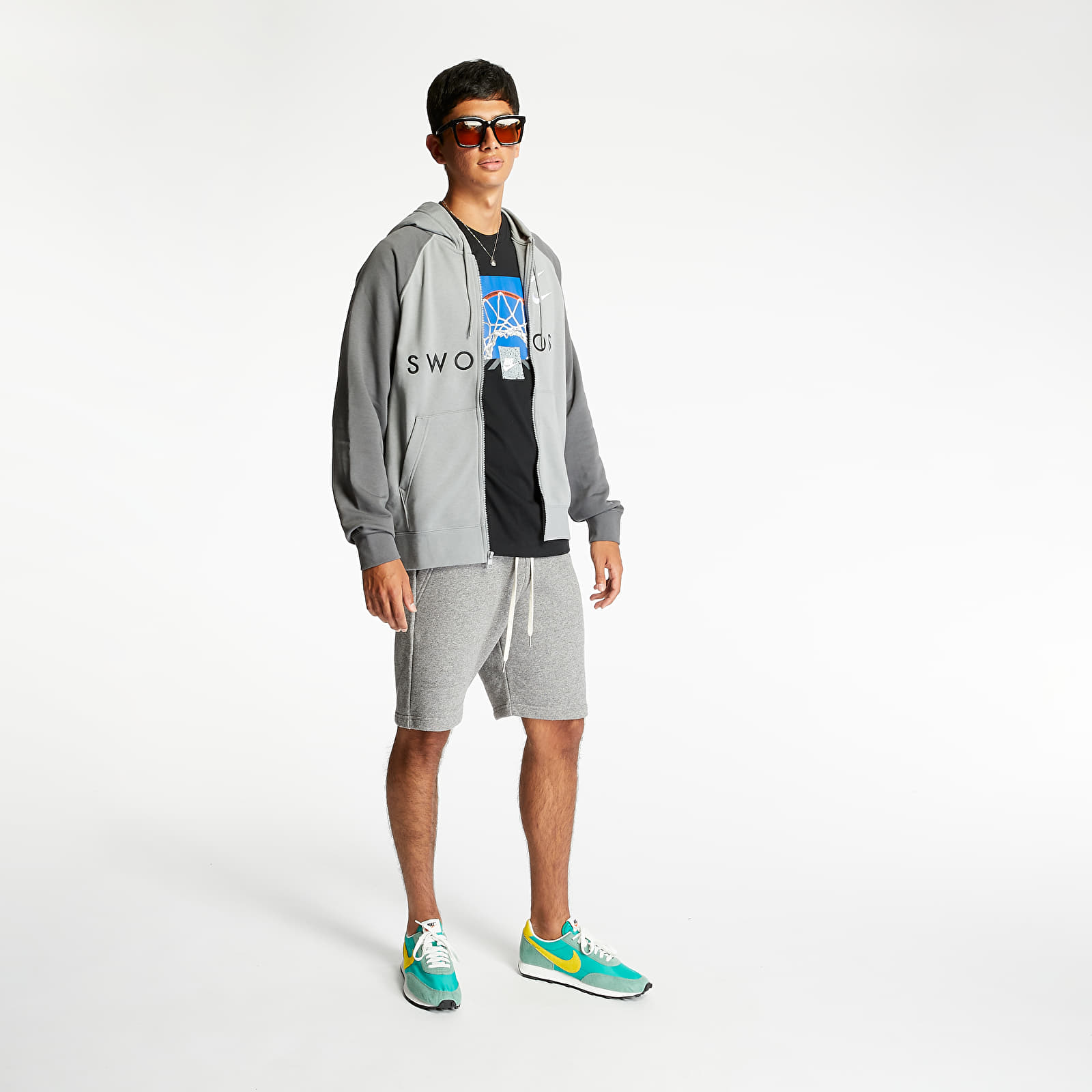 Hoodies and sweatshirts  Nike Sportswear Swoosh Hoodie Grey