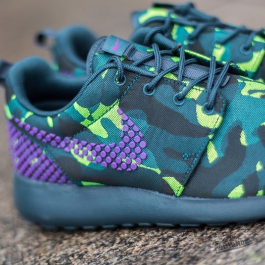 Wmns Nike Roshe One Premium Plus Mid Teal Vivid Purple Teal Radiant Emerald