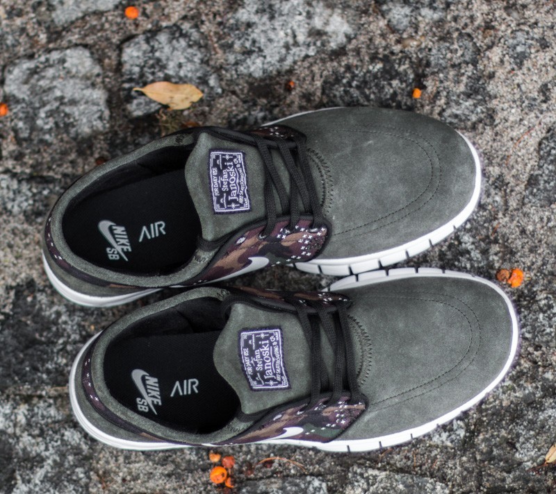 Scarpe uomo Nike Stefan Janoski Max L Sequoia/ White-Black