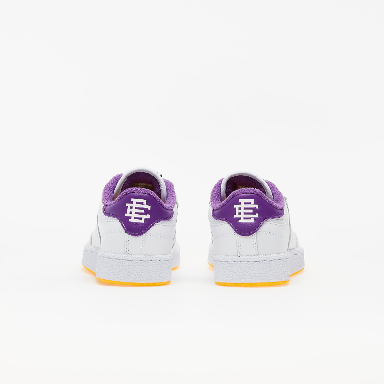 Zapatillas Hombre Reebok x Eric Emanuel Club C 85 White/ Regal Purple/ Retro Yellow