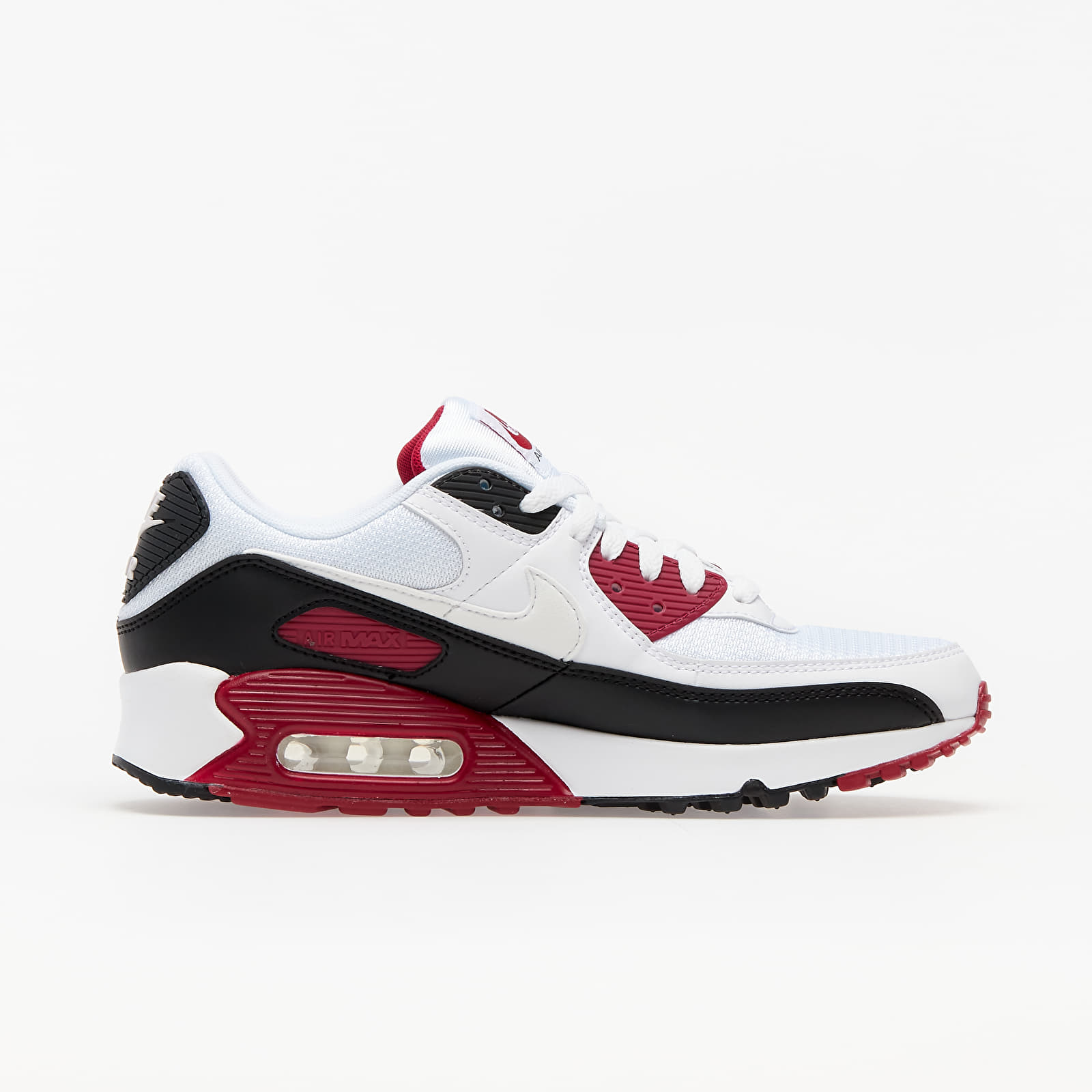 Men's shoes Nike Air Max 90 White/ White-New Maroon-Black