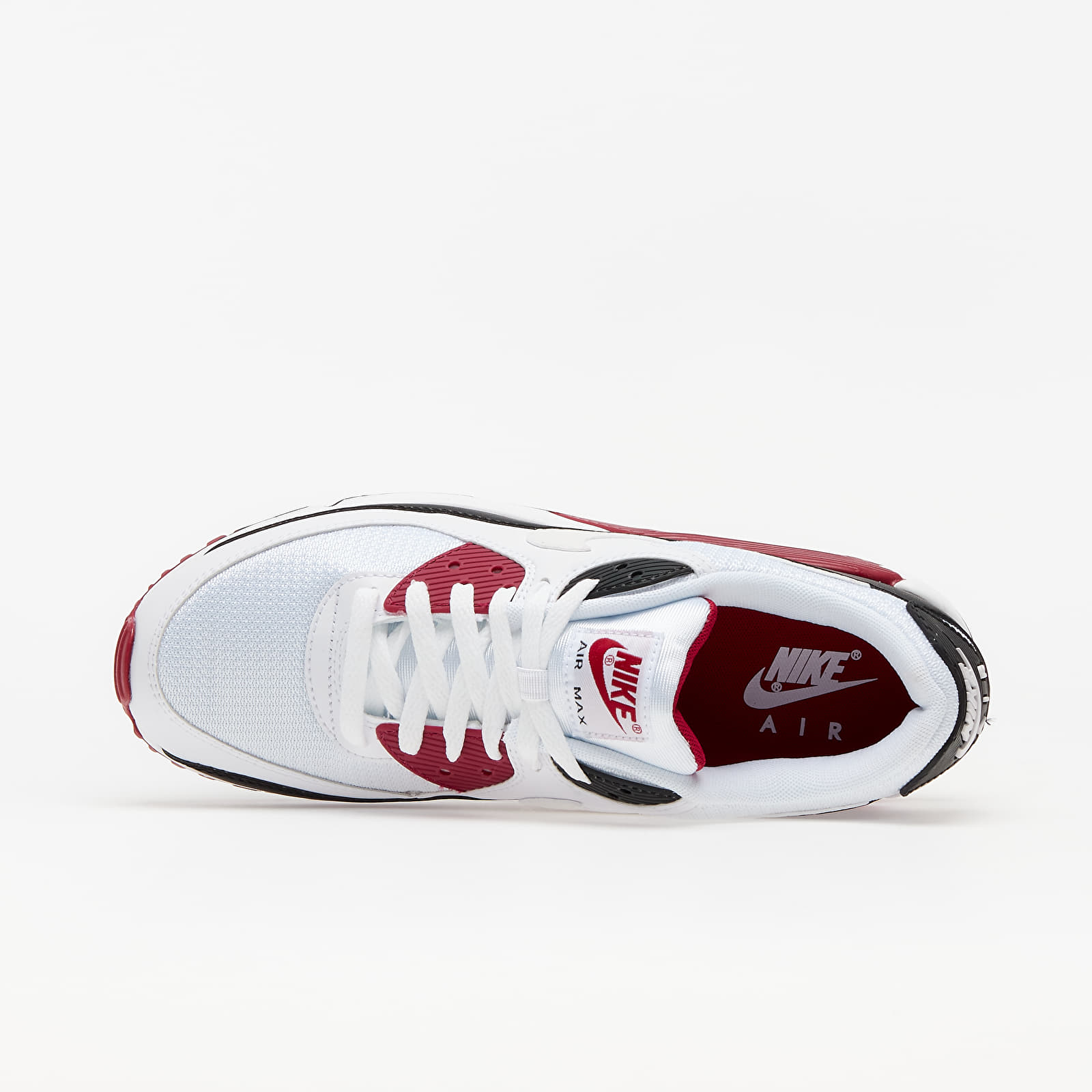 Men's shoes Nike Air Max 90 White/ White-New Maroon-Black
