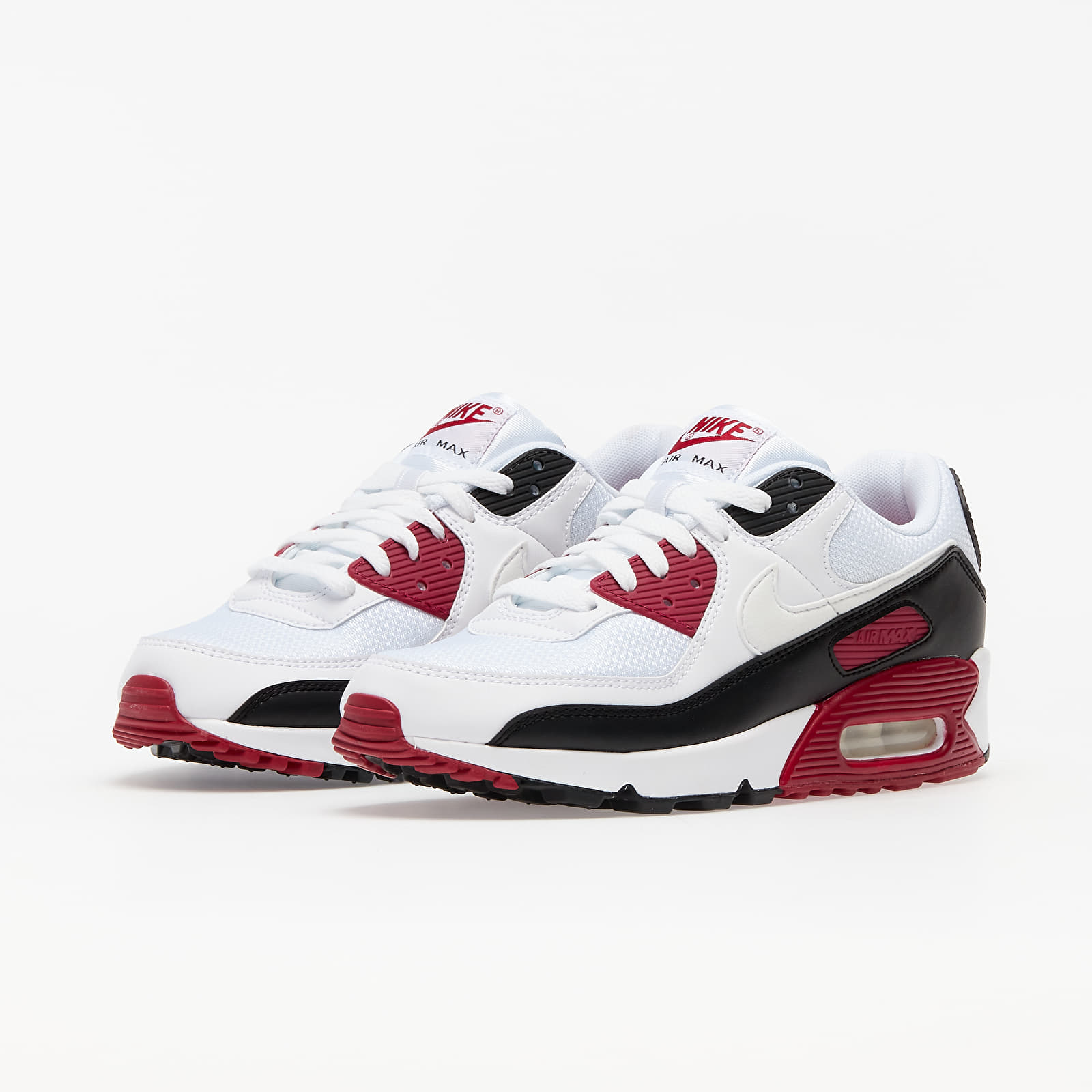 Nike air max 90 essential noir sale rouge