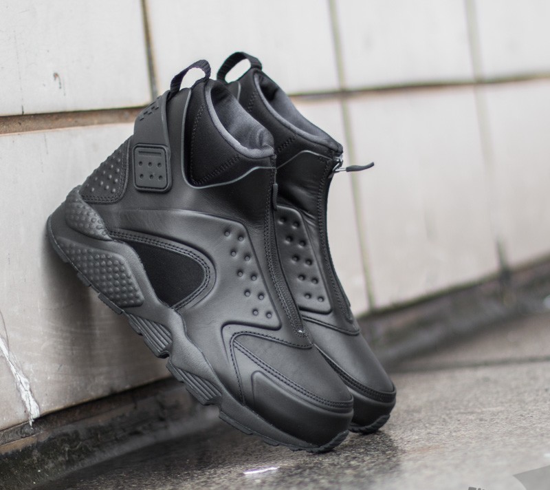 Women's shoes Nike W Air Huarache Run Mid Black/ Black-Reflect Silver